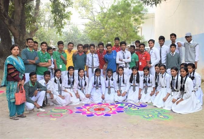 Peacock Rangoli Art Celebration